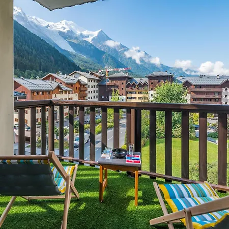 Joli Vue Mont Blanc 3 Balcons Et Parking - Welkeys * Σαμονί