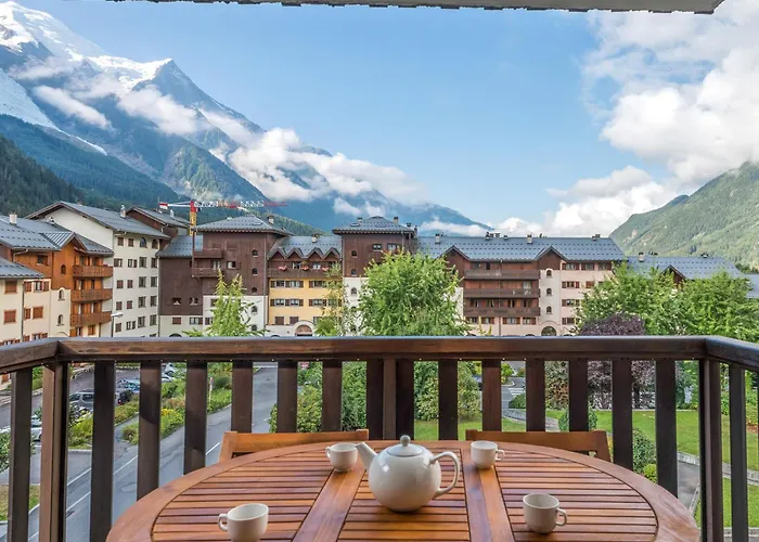 Joli Vue Mont Blanc 3 Balcons Et Parking - Welkeys * Chamonix